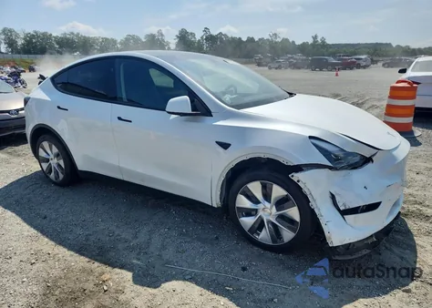 2024 Tesla Model Y from USA, damaged, VIN 7SAYGDEE1RA259458